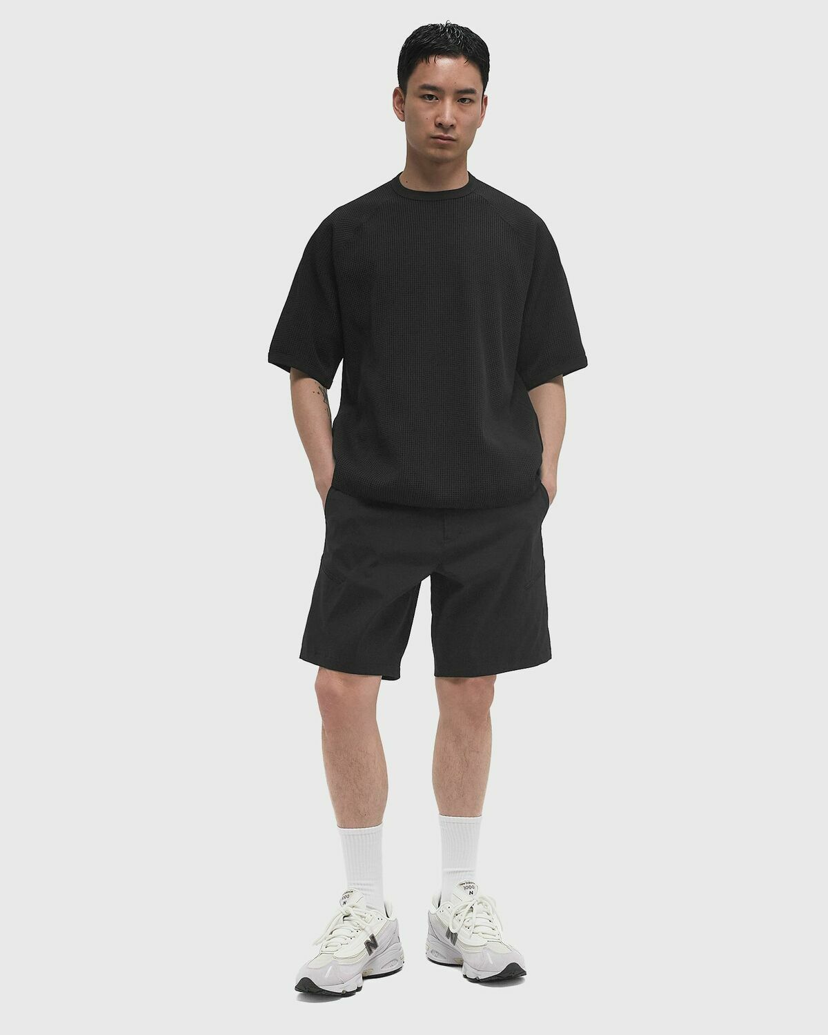 Goldwin Nylon Shorts Black Mens Casual Short