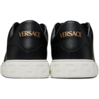 Versace Black Greca Nylon Sneakers