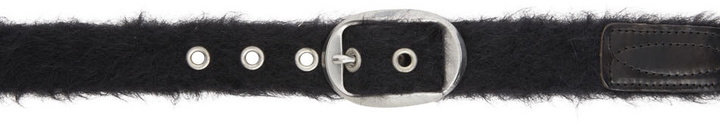 Photo: Our Legacy Black Faux-Mohair Yukio Belt