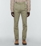 Brunello Cucinelli - Cotton slim pants