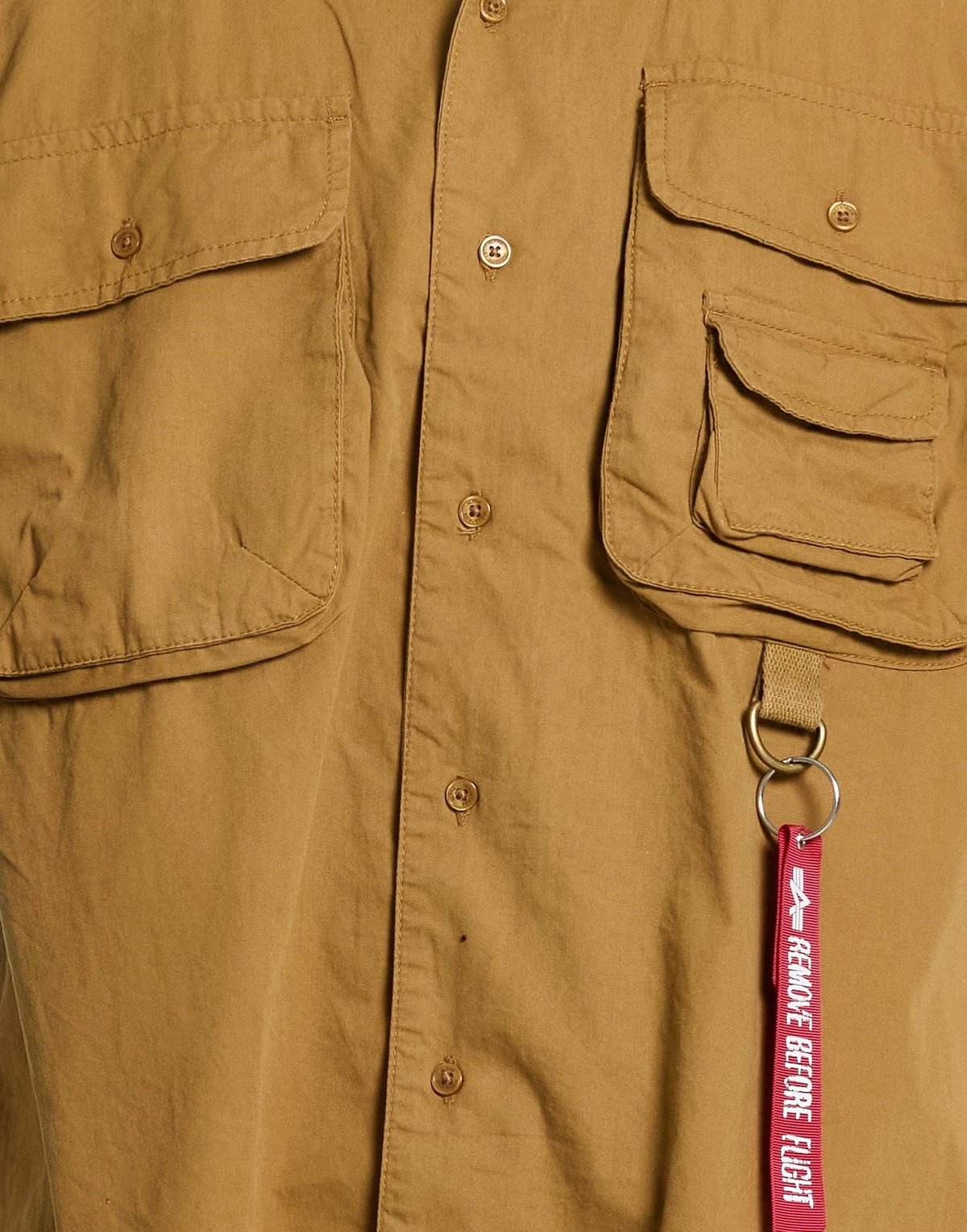 Alpha Industries Mens Shirt in Camel