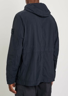 Stone Island Ghost Hooded Nylon Parka Jacket Navy