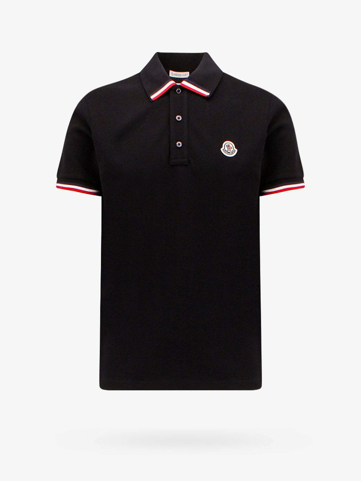 Moncler Polo Shirt Black Mens Moncler
