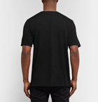 Saint Laurent - Logo-Print Cotton-Jersey T-Shirt - Men - Black