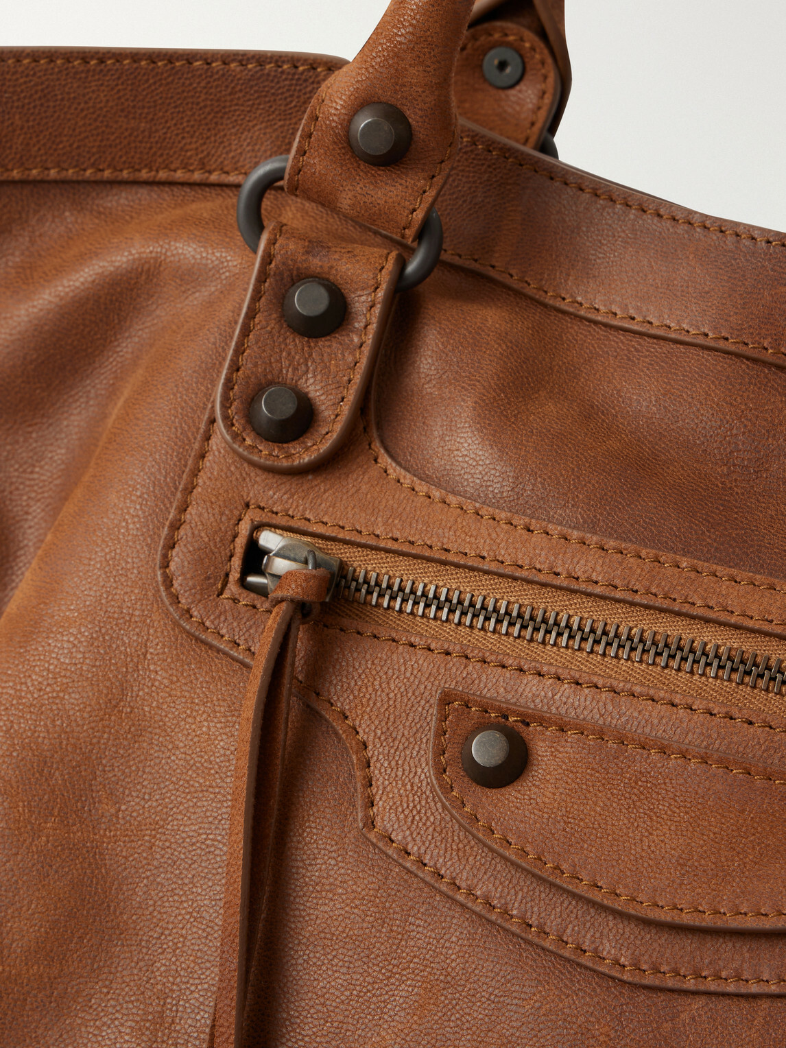Balenciaga - Le City Large Leather Tote Bag