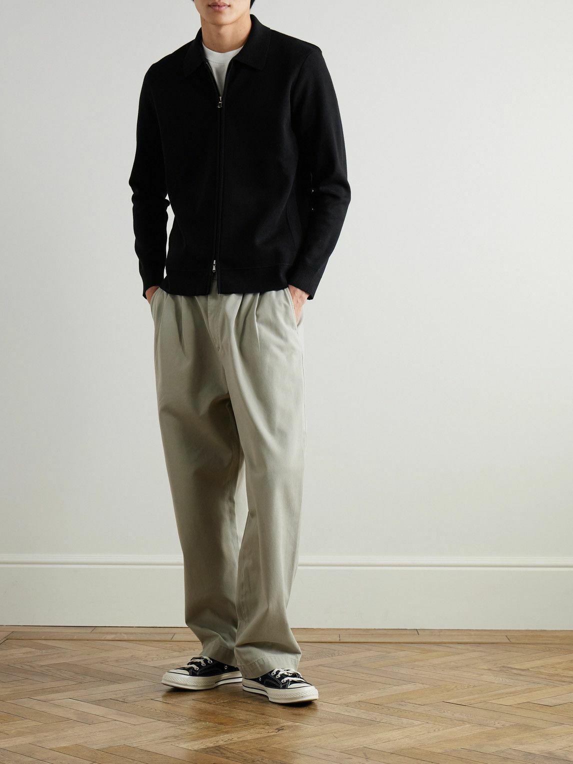 Sunspel - Merino Wool Milano Jacket - Black