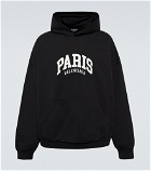Balenciaga - Cities Paris cotton jersey hoodie
