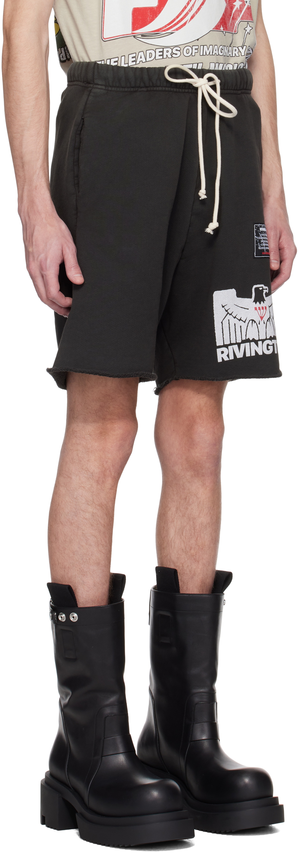 Rivington Roi Rebis Black Flag Shorts