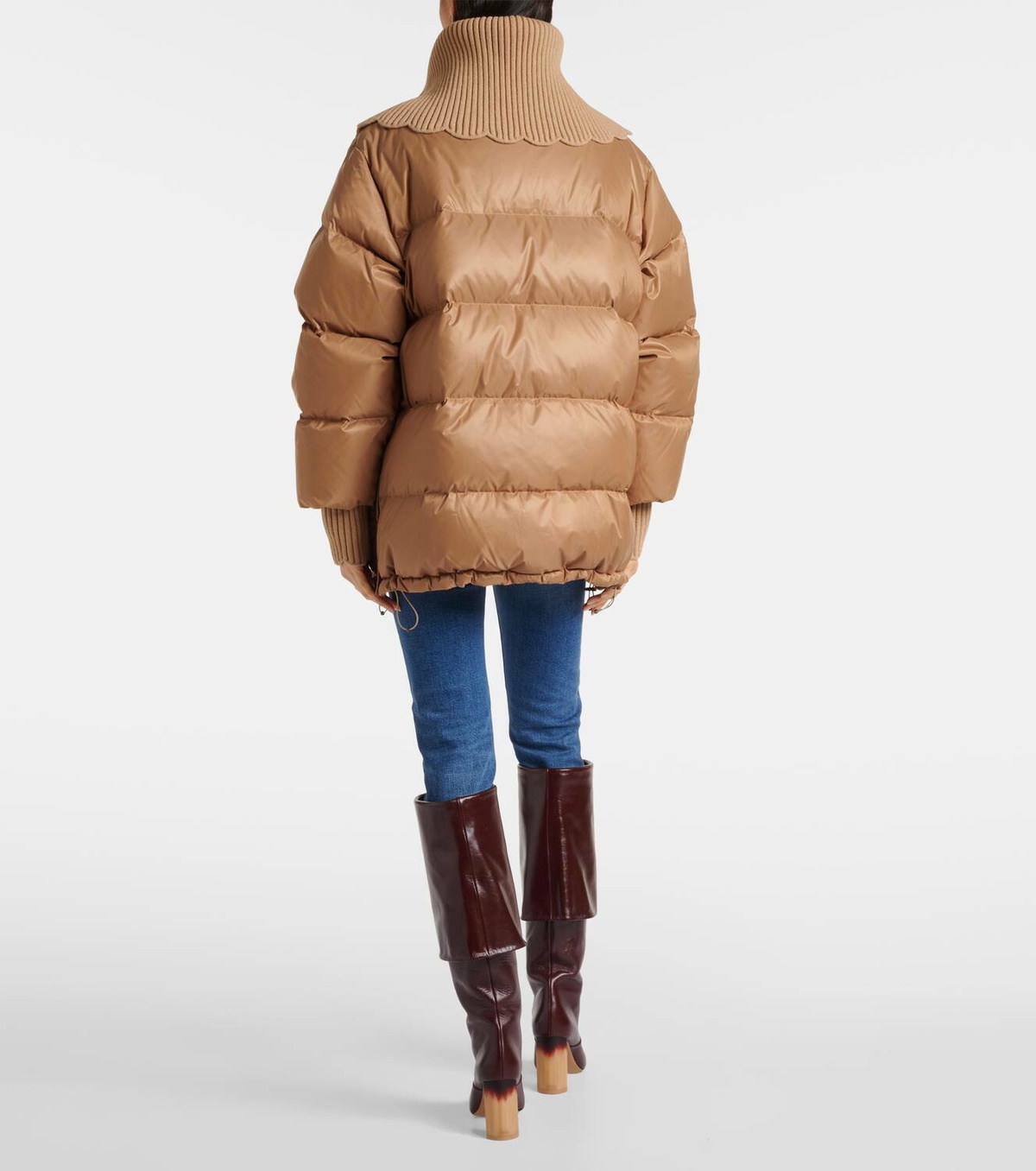 Chloé Oversized quilted down jacket Chloe