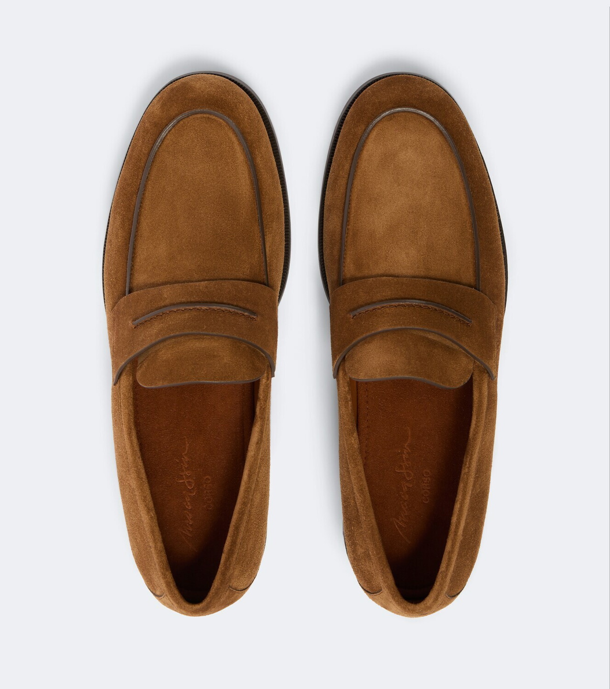 Zegna Suede penny loafers
