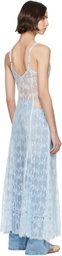 Collina Strada Blue Pamela Maxi Dress