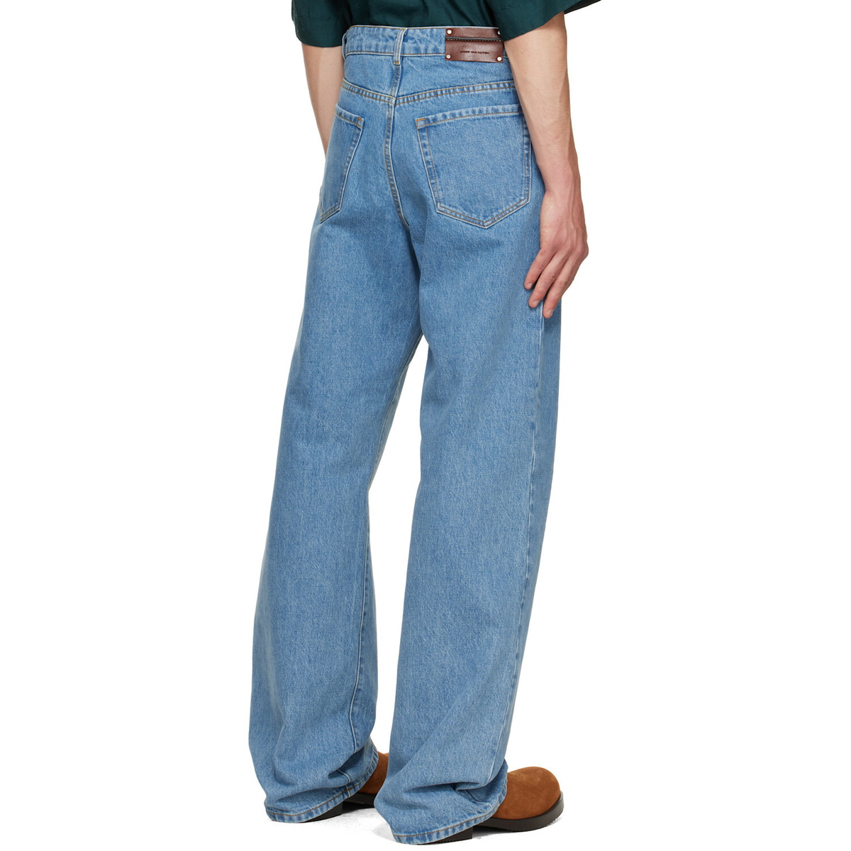 Dries Van Noten Blue Loose Fit Jeans