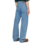 Dries Van Noten Blue Loose Fit Jeans