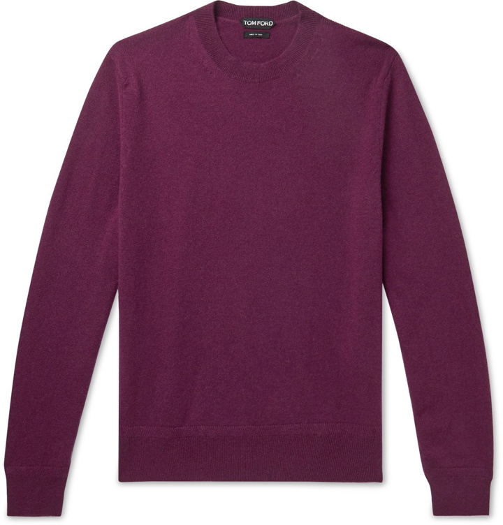 Photo: TOM FORD - Cashmere Sweater - Purple