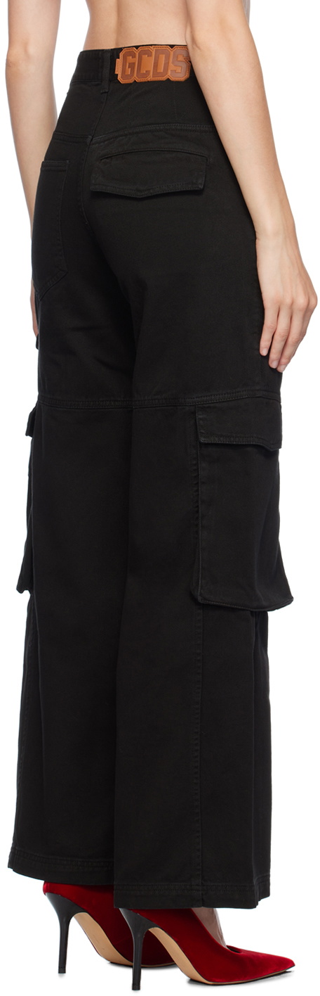 GCDS Black Ultracargo Cargo Pants