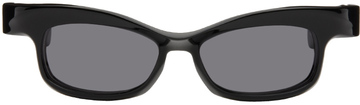 Photo: FACTORY900 SSENSE Exclusive Black FA-143 Sunglasses