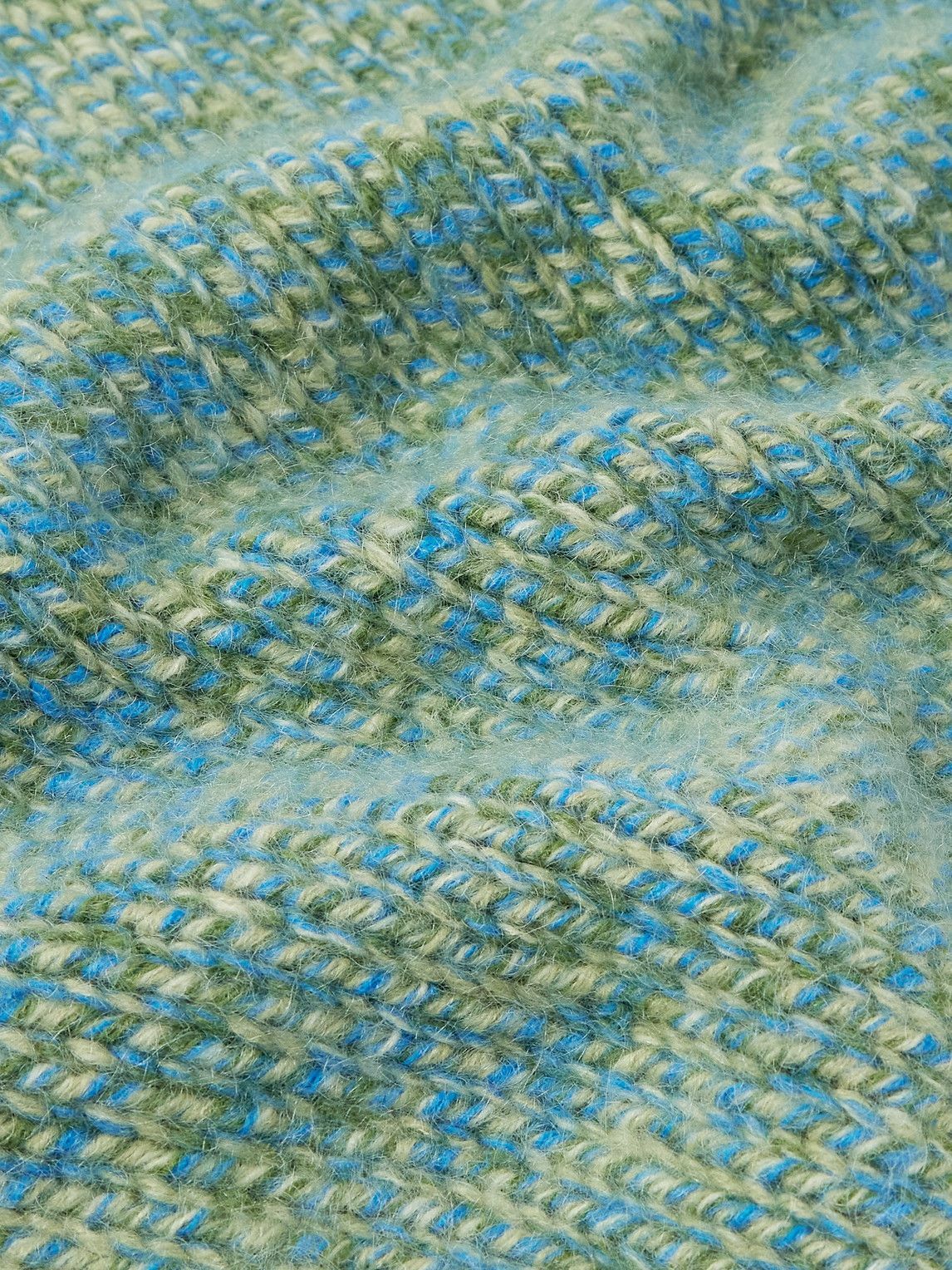 Federico Curradi - Ribbed Wool-Blend Sweater - Green