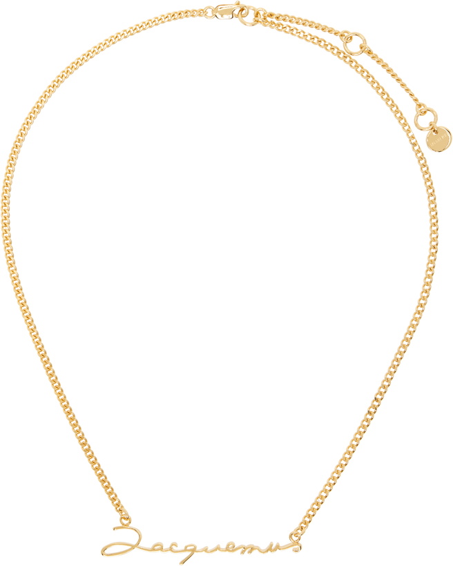 Photo: JACQUEMUS Gold 'La chaine Jacquemus' Necklace