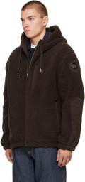 Canada Goose Brown Harrier Full Zip Fleece Jacket