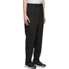 Comme des Garcons Shirt Black Poplin Workstitch Trousers