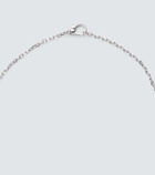 Shay Jewelry 18kt white gold necklace with lapis lazuli and diamonds