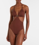 Max Mara Cambra cutout swimsuit