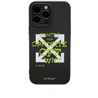 Off-White Men's The Opposite Arrow Iphone 14 Pro Max Case in Black 