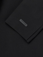 Fear of God - Crewneck Belted Virgin Wool-Blend Woven Jacket - Black