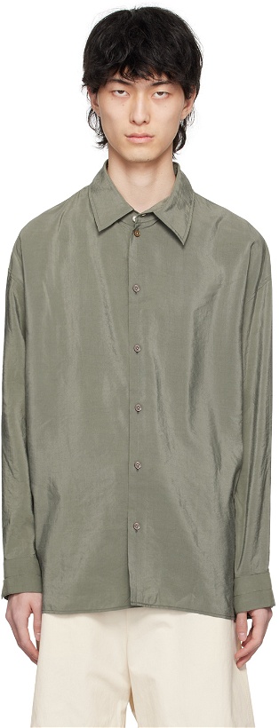 Photo: LEMAIRE Gray Twisted Shirt