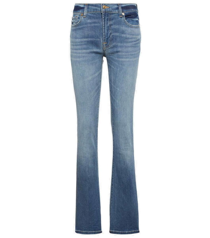 Photo: 7 For All Mankind Mid-rise bootcut jeans