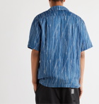 KAPITAL - Camp-Collar Indigo-Dyed Linen Shirt - Blue