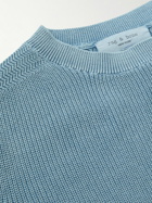 Rag & Bone - Dexter Ribbed Cotton Sweater - Blue