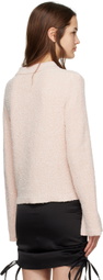 J KOO Pink Button Cardigan
