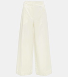 Joseph Thurlow silk and cotton wide-leg pants