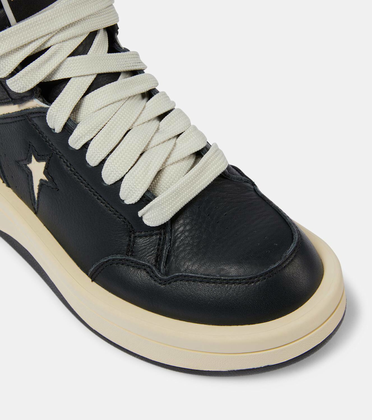 Rick Owens x Converse Turbowpn leather platform sneakers Rick Owens