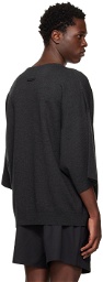 Fear of God Black Cropped Sleeve Sweater