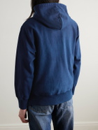 Blue Blue Japan - Indigo-Dyed Organic Cotton-Jersey Hoodie - Blue