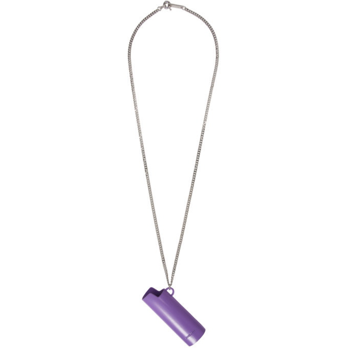Photo: Ambush Purple Lighter Case Necklace