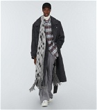 Amiri - Checked mohair and wool blend scarf