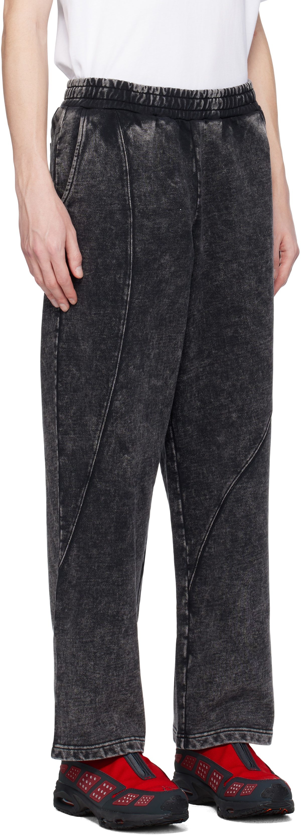 Dime Black Cyclone French Terry Sweatpants
