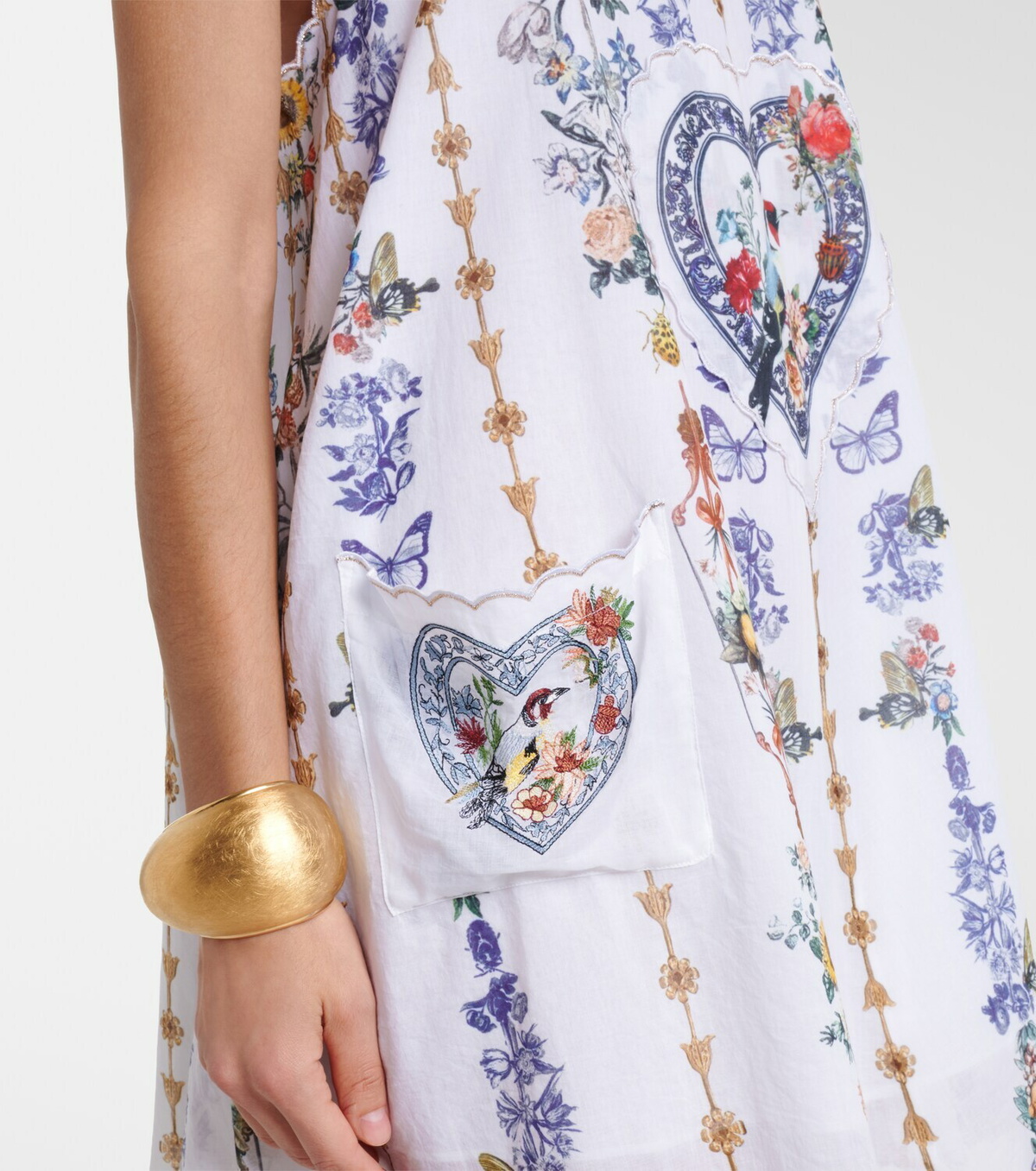 Camilla Printed cotton minidress