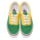 Vans Green and Yellow Anaheim Factory Era 95 DX Sneakers