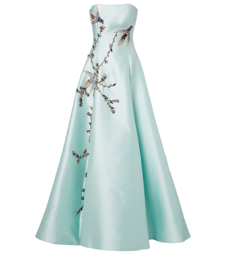 Photo: Costarellos Mavia embellished bustier gown