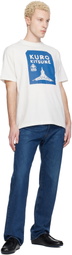 Maison Kitsuné White KURO Edition Tokyo-Paris Crossroads Vintage Wash T-shirt