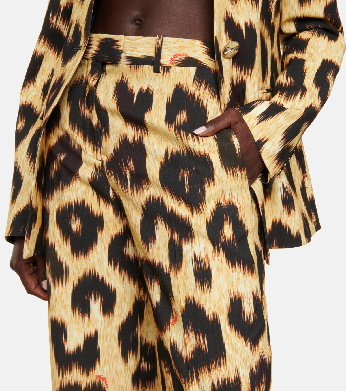 The Attico - High-rise leopard-print pants The Attico