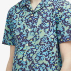 Paul Smith Men's Flower Print Vacationn Shirt in Green