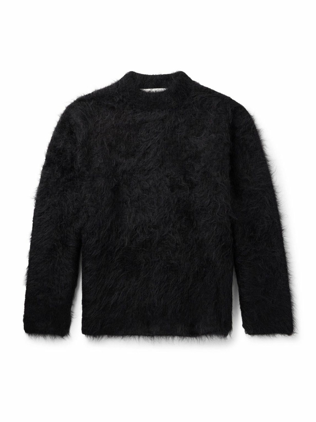 Photo: Séfr - Haru Alpaca-Blend Mock-Neck Sweater - Black