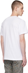 Comme des Garçons Homme Plus White Graphic T-Shirt