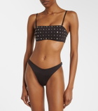 Staud Dana satin bikini bottoms