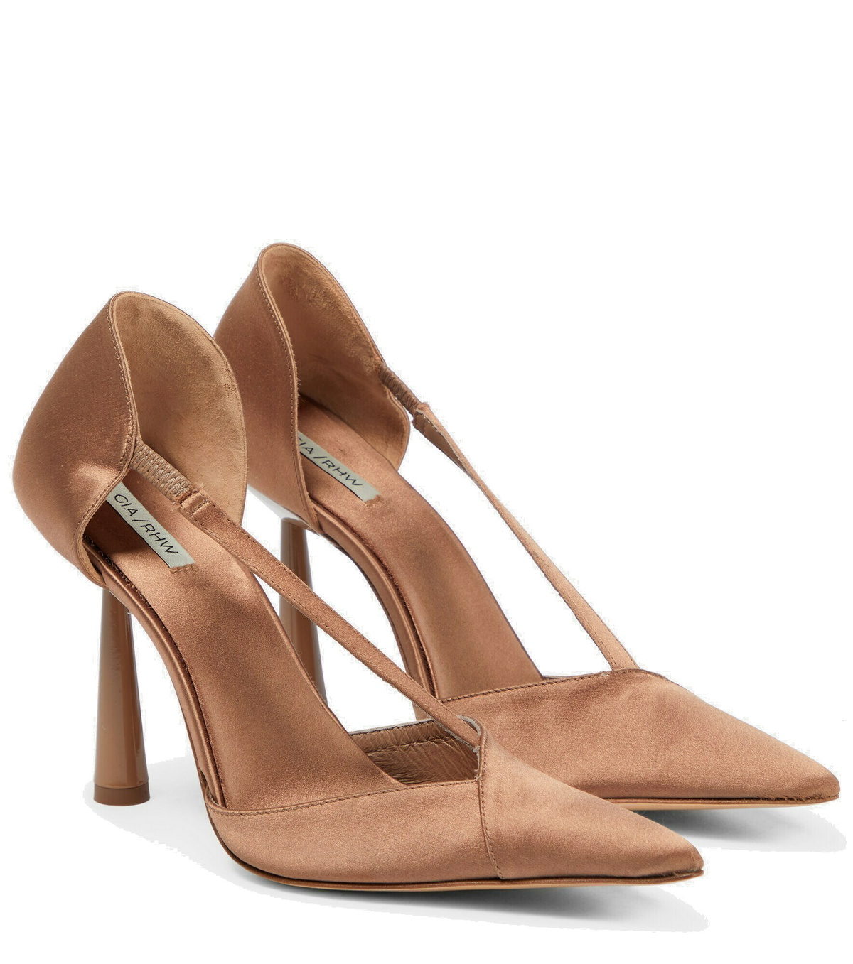 Gia Borghini - Gia/Rhw Rosie 34 satin pumps Gia Borghini